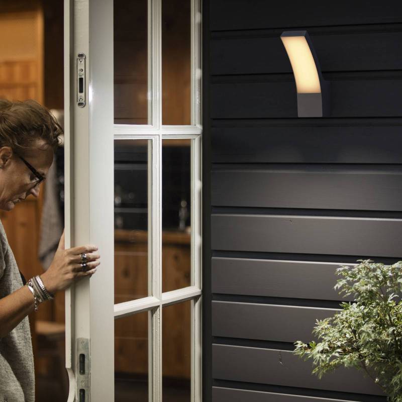 Philips Splay LED-Außenwandlampe anthrazit 2.700 K von Philips