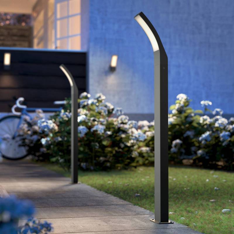Philips LED-Wegelampe Splay, 96 cm, 2.700 K, anthrazit, IP44 von Philips