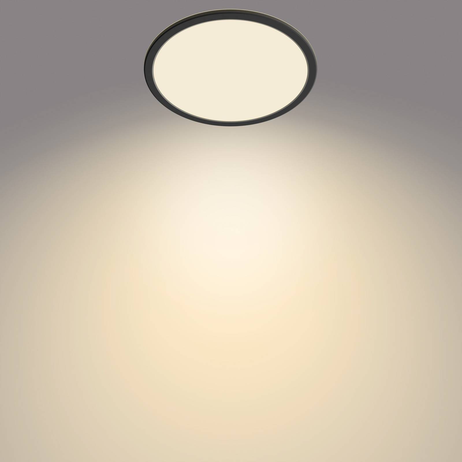Philips SuperSlim LED IP44 2.700K Ø 24,5cm schwarz von Philips