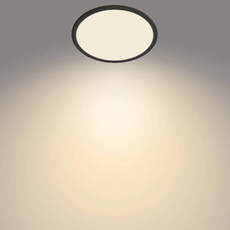 Philips SuperSlim LED IP44 2.700K Ø 24,5cm schwarz von Philips
