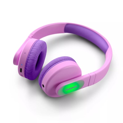Philips TAK4206PK/00 Wireless On Ear Kopfhörer für Kinder faltbar - Pink von Philips