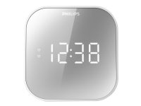 Philips TAR4406/12, Digitaler Wecker, Quadratisch, Weiß, 12/24 h, 87,5 - 108 MHz, LED Philips TAR4406/12, Digitaler Wecker, Quadratisch, Weiß, 12/24 h, 87,5 - 108 MHz, LED von Philips