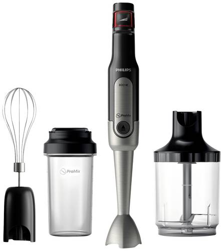 Philips Viva HR2652/90 Stabmixer 800W mit Mixbecher, mit Zerkleinereraufsatz, Schneebesenaufsatz, st von Philips