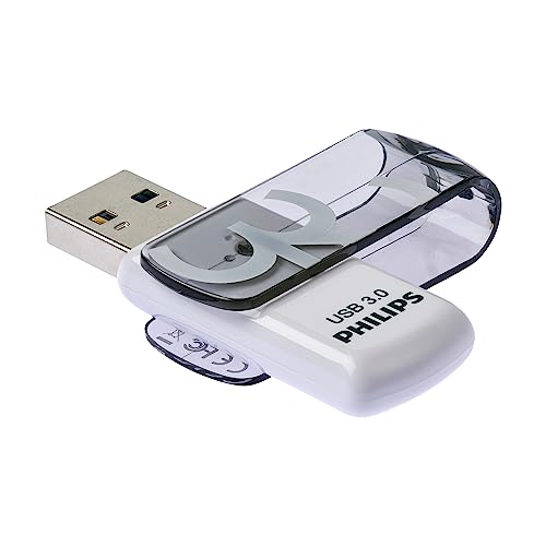Philips Vivid Edition Super Speed 3.0 USB-Flash-Laufwerk 32 GB mit Schwenkkappe für PC, Laptop, Computer Data Storage, Lesegeschwindigkeit bis zu 100 MB/s von Philips