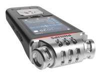 Philips Voice Tracer DVT8110/00, 36 h, Stereo (ST), MP3, PCM, WAV, 16 Ohm, 50 - 20000 Hz, 8 - 320 Kbit/s von Philips