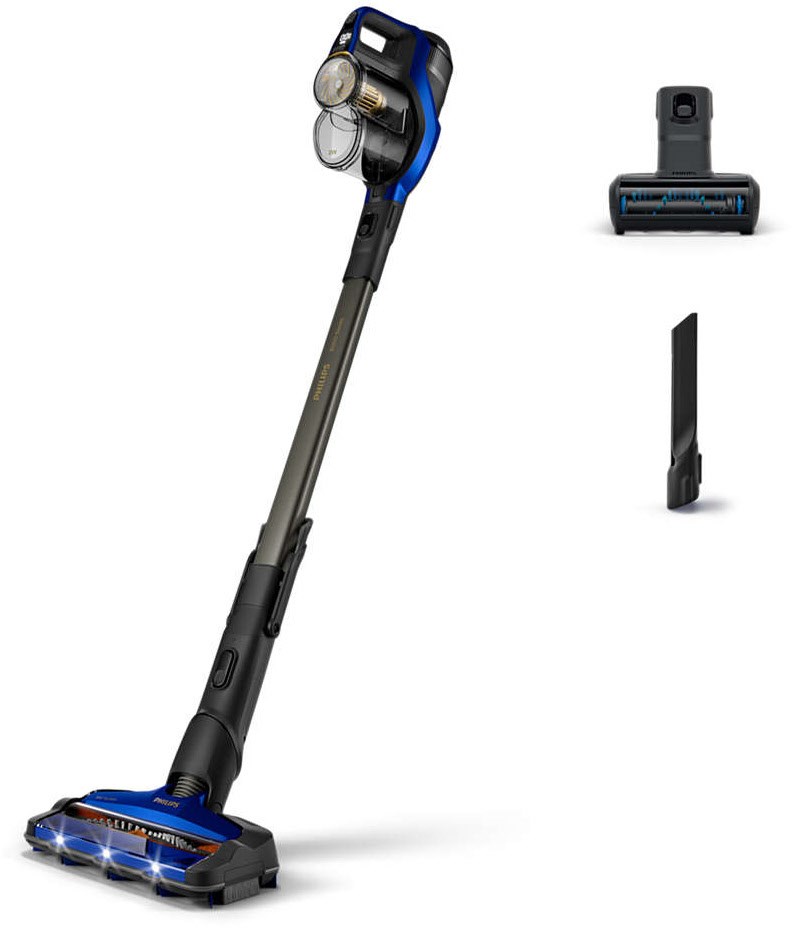 Philips XC8045/01 SpeedPro Max kabelloser Akku-Staubsauger blau/schwarz von Philips