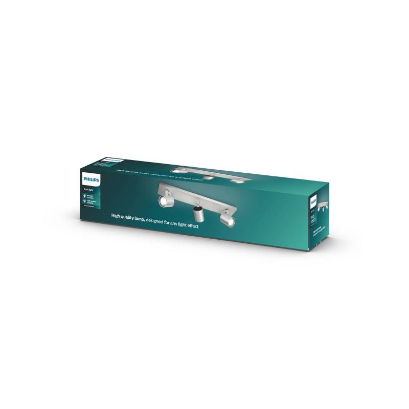 Philips myLiving Runner Deckenspot GU10 3-flg alu von Philips