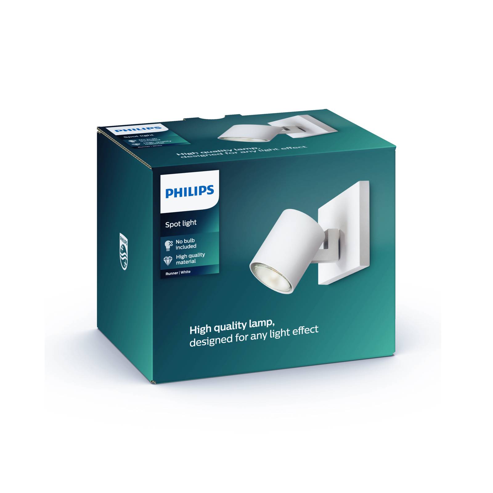 Philips myLiving Runner Wandspot GU10 1-flg weiß Philips myLiving Runner Wandspot GU10 1-flg weiß von Philips