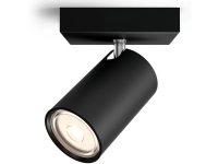Philips myLiving Spot, Strahler Oberflächenbeleuchtung, GU10, 1 Glühbirne(n), LED, 220-240 V, Schwarz von Philips