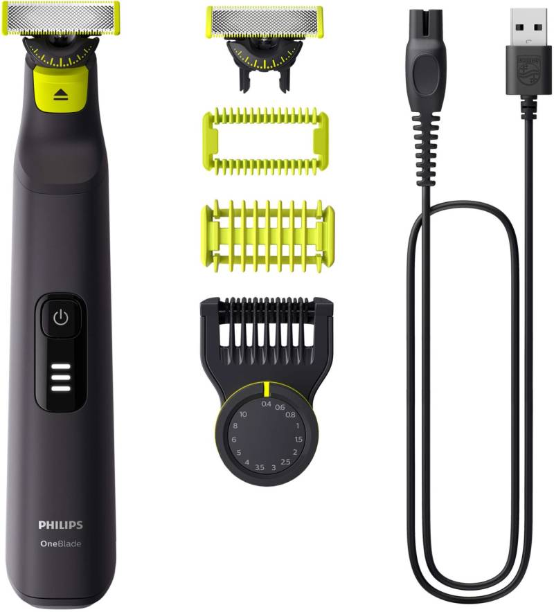 QP6542/15 One Blade Bartschneider & Body Groom schwarz von Philips
