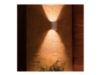Resonate Hue WACA wall lantern inox 2x8 von Philips
