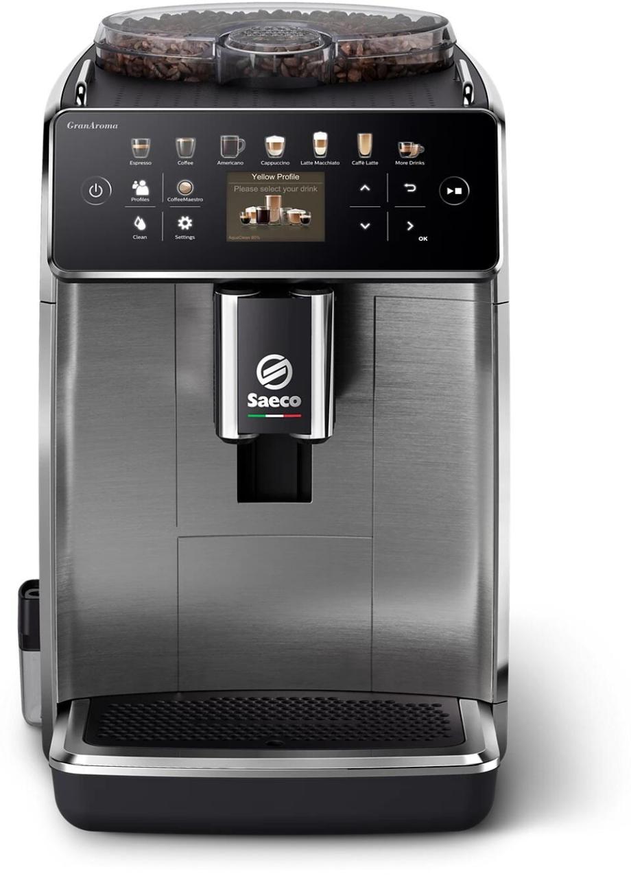 Saeco GranAroma SM6585/00 Kaffeevollautomat, schwarz-grau Saeco GranAroma SM6585/00 Kaffeevollautomat, schwarz-grau von Philips