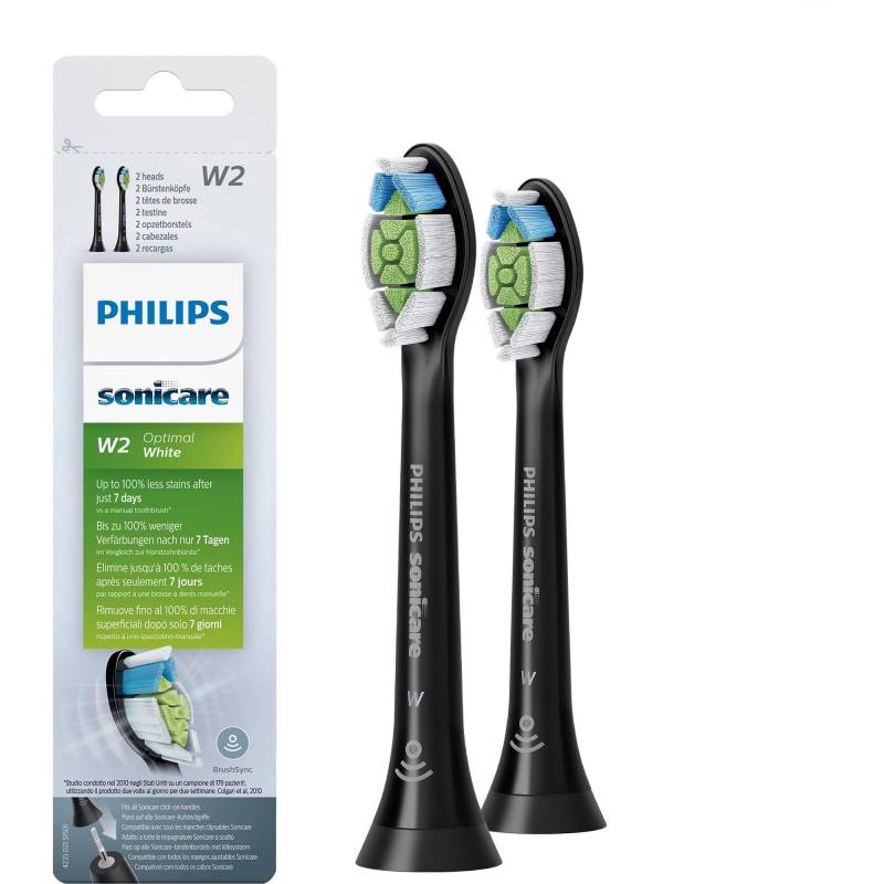 Sonicare HX6062/13 W2 Optimal White 2er, Aufsteckbürste von Philips