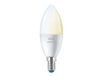 WiZ Kerze 40W C37 E14, Intelligentes Leuchtmittel, WLAN, Weiß, E14, Weiß, 2700 K von Philips
