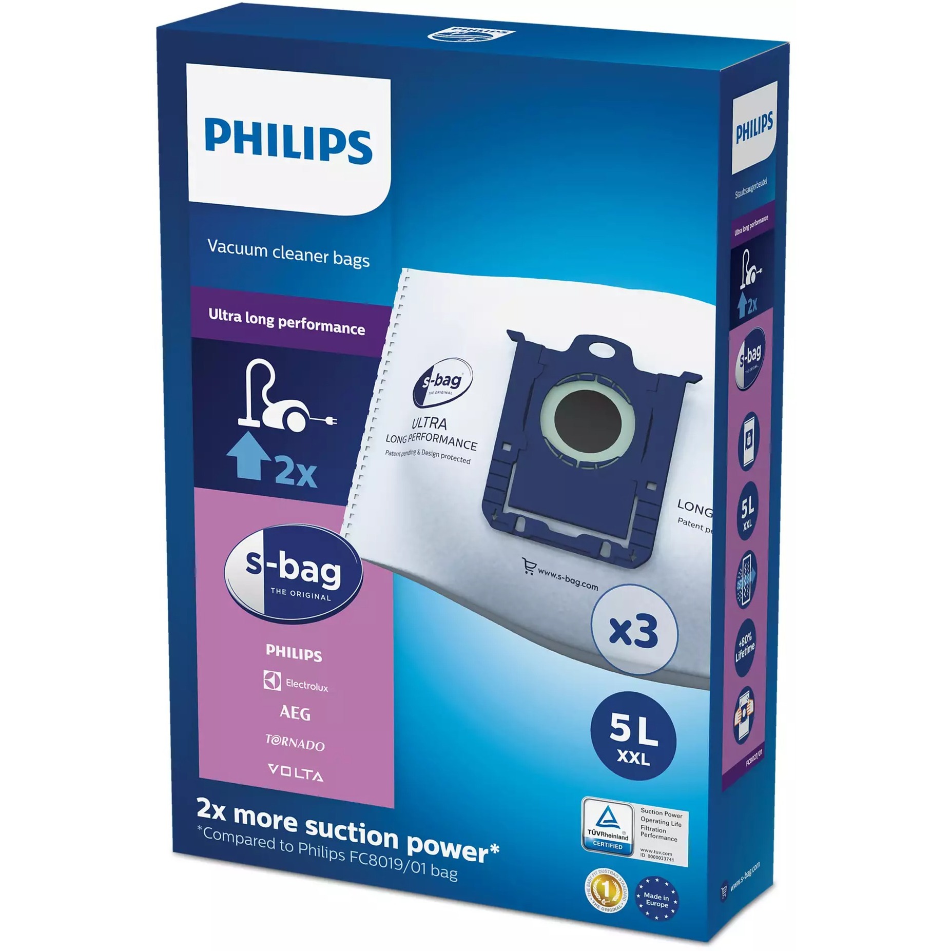 s-bag Staubsaugerbeutel FC8027/01, 3 Stück s-bag Staubsaugerbeutel FC8027/01, 3 Stück von Philips