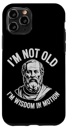 Funny Philosphy Teachers Im Not Old Im a wisdom In Motion Hülle für iPhone 11 Pro von Philosophy Lover Vintage