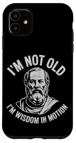 Funny Philosphy Teachers Im Not Old Im a wisdom In Motion Hülle für iPhone 11 von Philosophy Lover Vintage