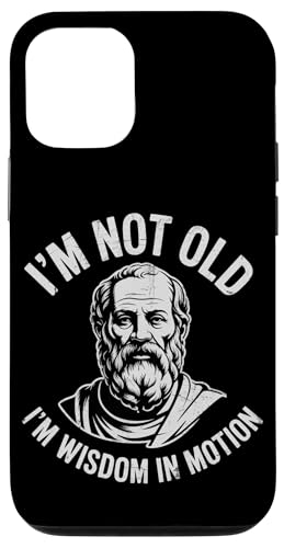 Funny Philosphy Teachers Im Not Old Im a wisdom In Motion Hülle für iPhone 12/12 Pro von Philosophy Lover Vintage