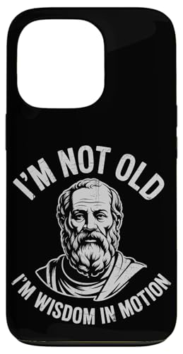 Funny Philosphy Teachers Im Not Old Im a wisdom In Motion Hülle für iPhone 13 Pro von Philosophy Lover Vintage