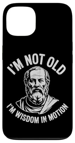 Funny Philosphy Teachers Im Not Old Im a wisdom In Motion Hülle für iPhone 13 von Philosophy Lover Vintage