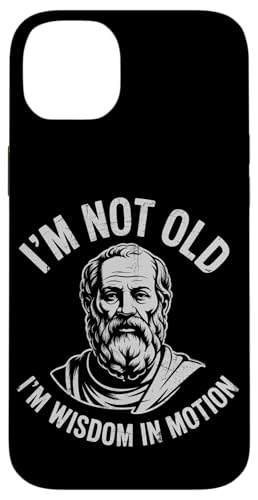 Funny Philosphy Teachers Im Not Old Im a wisdom In Motion Hülle für iPhone 14 Plus von Philosophy Lover Vintage