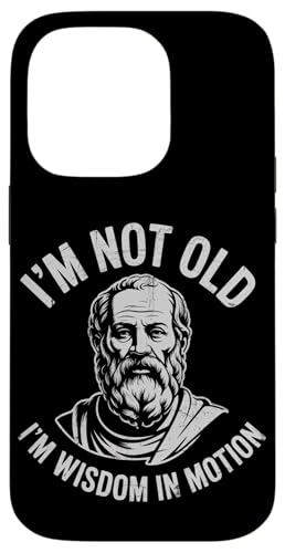 Funny Philosphy Teachers Im Not Old Im a wisdom In Motion Hülle für iPhone 14 Pro von Philosophy Lover Vintage