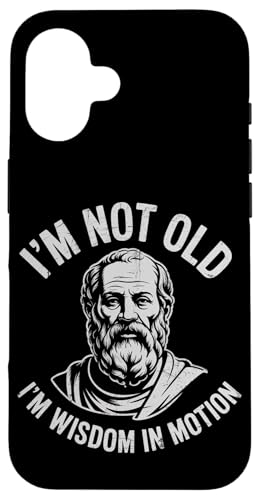 Funny Philosphy Teachers Im Not Old Im a wisdom In Motion Hülle für iPhone 16 von Philosophy Lover Vintage