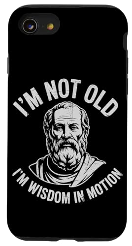 Funny Philosphy Teachers Im Not Old Im a wisdom In Motion Hülle für iPhone SE (2020) / 7 / 8 von Philosophy Lover Vintage