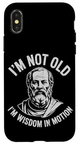 Funny Philosphy Teachers Im Not Old Im a wisdom In Motion Hülle für iPhone X/XS Funny Philosphy Teachers Im Not Old Im a wisdom In Motion Hülle für iPhone X/XS von Philosophy Lover Vintage