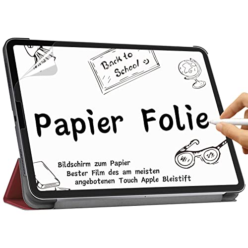Phimoos 2PCS Papier Schutzfolie,Matte PapierFolie für iPad Pro 12,9 Zoll (2018-2022) - Feel Like Paper Matt PET Film Screen Protector for Writing Drawing Sketching von Phimoos