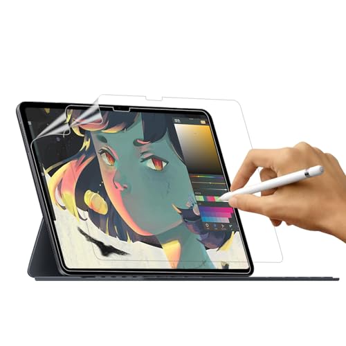 Papier Schutzfolie für iPad Pro 11 Zoll 2024,Matte Papierfolie-Feel für iPad Pro 11, Paper Screen Protector Film PET, Writing Drawing,Sketching 2PCS von Phimoos