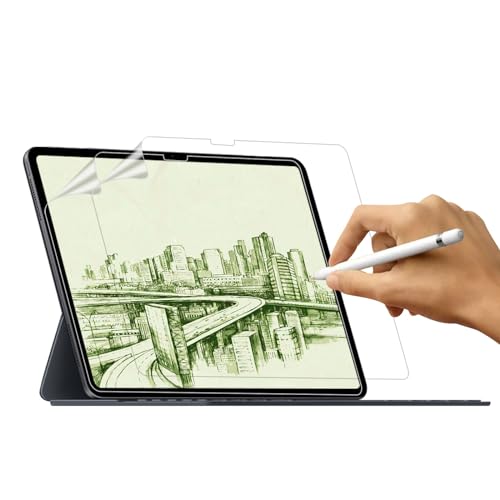 2PCS Papier Schutzfolie für iPad Pro 13 Zoll 2024,Paper Screen Protector für iPad Pro 13, Matte Papierfolie-Feel Film PET, Writing Drawing, Sketching von Phimoos