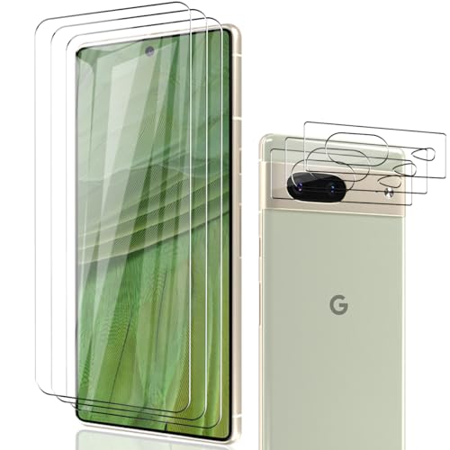 Phlleyaa Schutzfolie für Google Pixel 7 für Panzerglas Folie 3 Stück Displayschutz mit 3 Stück Kamera Schutzfolie,9H Härte Bläschenfrei Anti- Kratzer Panzer Schutz Glas für Google Pixel 7 Phlleyaa Schutzfolie für Google Pixel 7 für Panzerglas Folie 3 Stück Displayschutz mit 3 Stück Kamera Schutzfolie,9H Härte Bläschenfrei Anti- Kratzer Panzer Schutz Glas für Google Pixel 7 von Phlleyaa