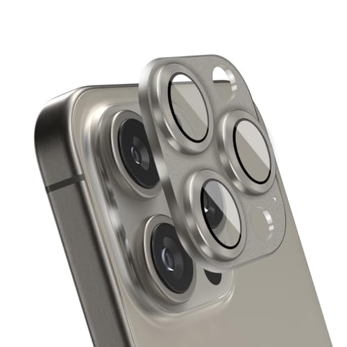 Phlleyaa Schutzfolie für iPhone 15 Pro/iPhone 15 Pro Max Panzer Schutz Glas Kameraschutz 1 Stück,9H Härte/Kameraschutz/Anti- Kratzer Panzerfolie für Panzerglas für iPhone 15 Pro/ 15 Pro Max (Grau) von Phlleyaa