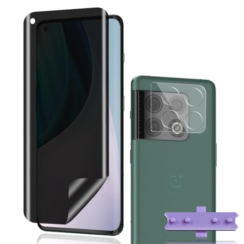 Phlleyaa Sichtschutz Schutzfolie für OnePlus 10 Pro,Weich TPU Displayschutz 1 Stück mit 1 Stück Panzer Schutz Glas Kameraschutz,Einfache Montage Anti Spy für OnePlus 10 Pro Panzerfolie Phlleyaa Sichtschutz Schutzfolie für OnePlus 10 Pro,Weich TPU Displayschutz 1 Stück mit 1 Stück Panzer Schutz Glas Kameraschutz,Einfache Montage Anti Spy für OnePlus 10 Pro Panzerfolie von Phlleyaa