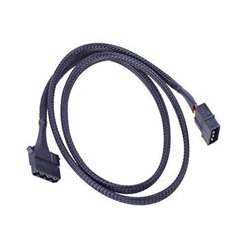 Phobya 4Pin Molex Stromverlängerung 90cm - Schwarz Kabel Lüfterkabel und Adapter Phobya 4Pin Molex Stromverlängerung 90cm - Schwarz Kabel Lüfterkabel und Adapter von Phobya