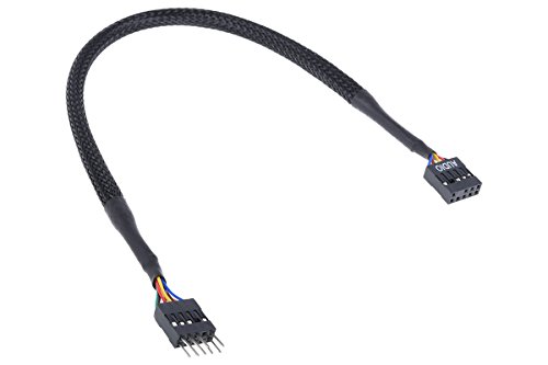 Phobya HD Audio Verlängerung Buchse/Stecker 30cm - Schwarz Kabel Sonstige Kabel von Phobya
