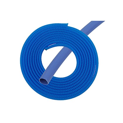 Phobya Simple Sleeve Kit 3mm (1/8") UV-Blau 2m incl. Heatshrink 30cm Modding Flex Sleeve von Phobya