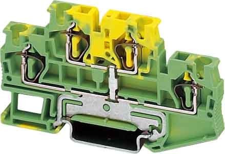 50 Stk. Phoenix Contact SL-Klemmblock, gnge STTB 4-PE 3036039 von Phoenix Contact