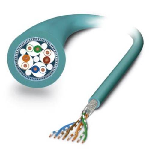 Phoenix Contact 1416318 Netzwerkkabel PUR halogenfrei 4 x 2 x 0.14mm² Wasserblau 1St. Phoenix Contact 1416318 Netzwerkkabel PUR halogenfrei 4 x 2 x 0.14mm² Wasserblau 1St. von Phoenix Contact
