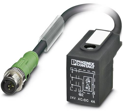 Phoenix Contact 1435137 Sensor-/Aktor-Steckverbinder, konfektioniert M12 Stecker, gerade, Stecker, g von Phoenix Contact