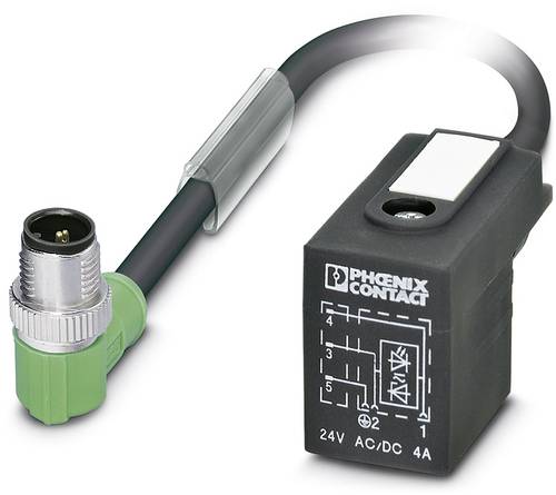 Phoenix Contact 1435182 Sensor-/Aktor-Steckverbinder, konfektioniert M12 Stecker, gerade, Stecker, g von Phoenix Contact