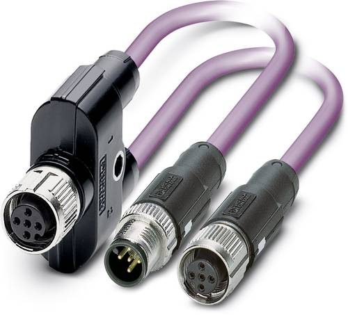 Phoenix Contact 1436026 Sensor-/Aktor-Datensteckverbinder, konfektioniert M12 Adapter, Y-Form 0.50m Phoenix Contact 1436026 Sensor-/Aktor-Datensteckverbinder, konfektioniert M12 Adapter, Y-Form 0.50m von Phoenix Contact