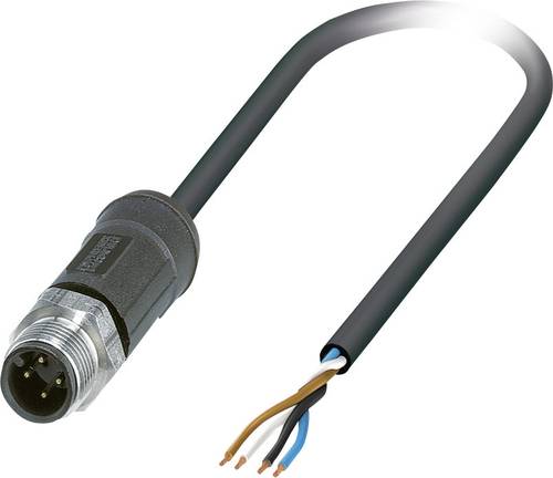 Phoenix Contact 1454040 Sensor-/Aktor-Steckverbinder, konfektioniert M12 Stecker, gerade 2.00m Polza von Phoenix Contact