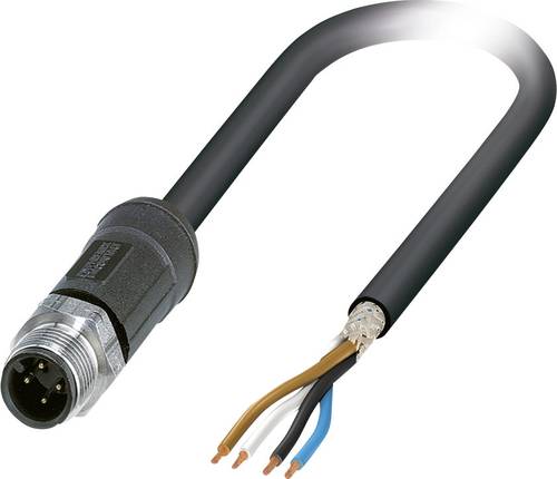 Phoenix Contact 1454121 Sensor-/Aktor-Steckverbinder, konfektioniert M12 Stecker, gerade 2.00m Polza von Phoenix Contact