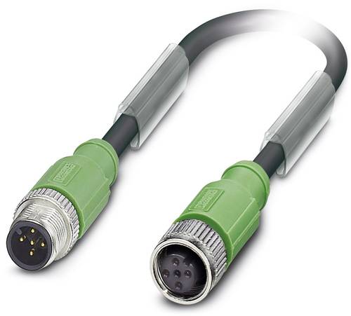 Phoenix Contact 1500897 Sensor-/Aktor-Steckverbinder, konfektioniert M12 Stecker, gerade, Buchse, ge von Phoenix Contact