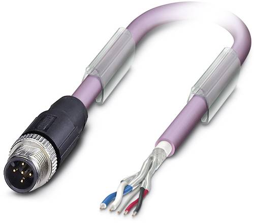Phoenix Contact 1507421 Sensor-/Aktor-Datensteckverbinder, konfektioniert M12 Stecker, gerade 2.00m von Phoenix Contact