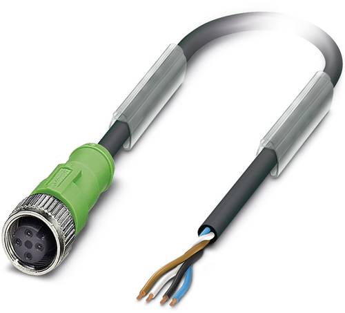 Phoenix Contact 1515811 Sensor-/Aktor-Steckverbinder, konfektioniert M12 Buchse, gerade 5.00m Polzah von Phoenix Contact
