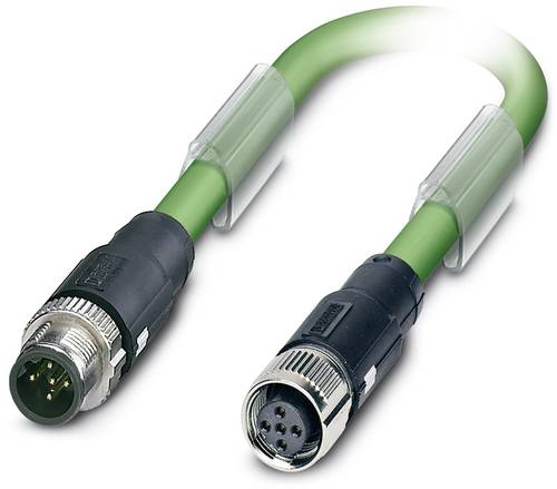 Phoenix Contact 1517958 Sensor-/Aktor-Datensteckverbinder, konfektioniert M12 Stecker, gerade, Buchs von Phoenix Contact
