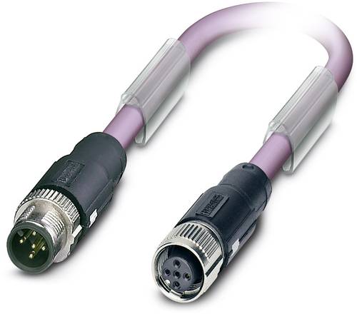 Phoenix Contact 1518106 Sensor-/Aktor-Datensteckverbinder, konfektioniert M12 Stecker, gerade, Buchs von Phoenix Contact